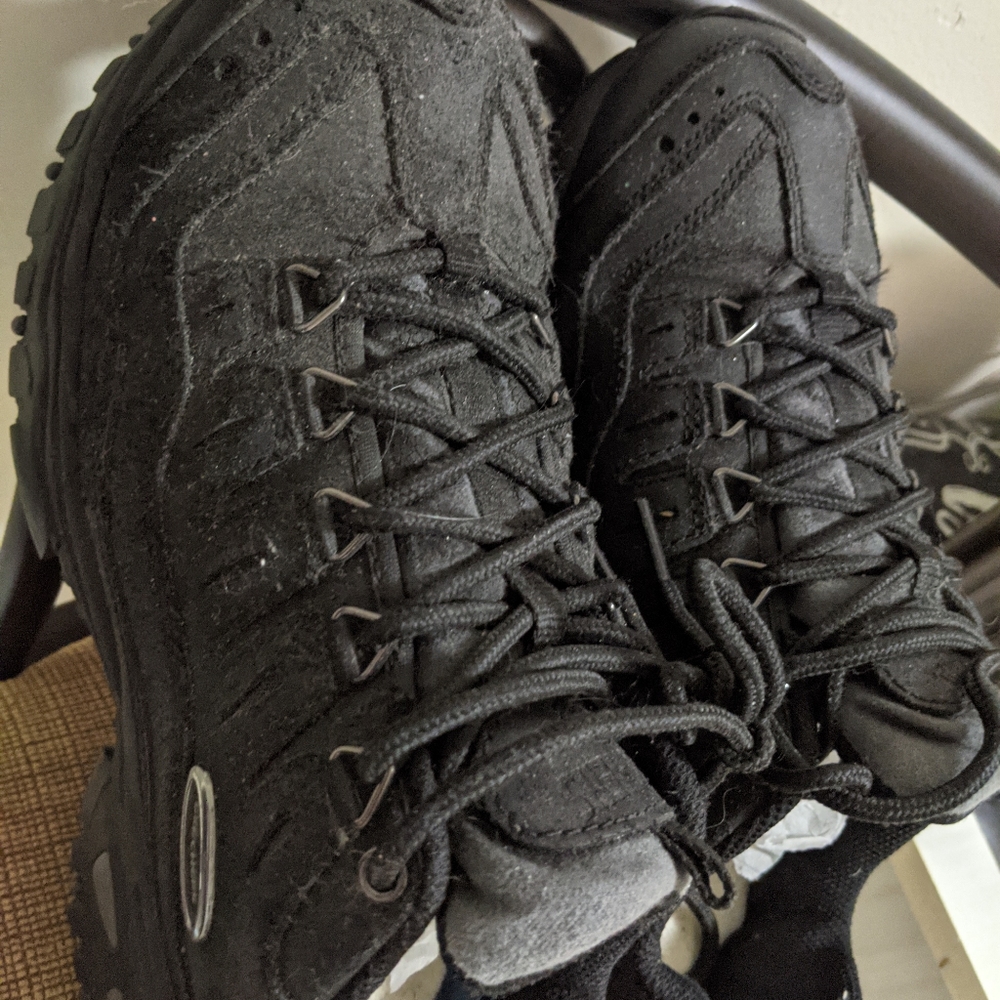 Mens Black Sketchers Shoe 8.5